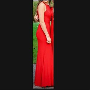 Sherri hill red gown